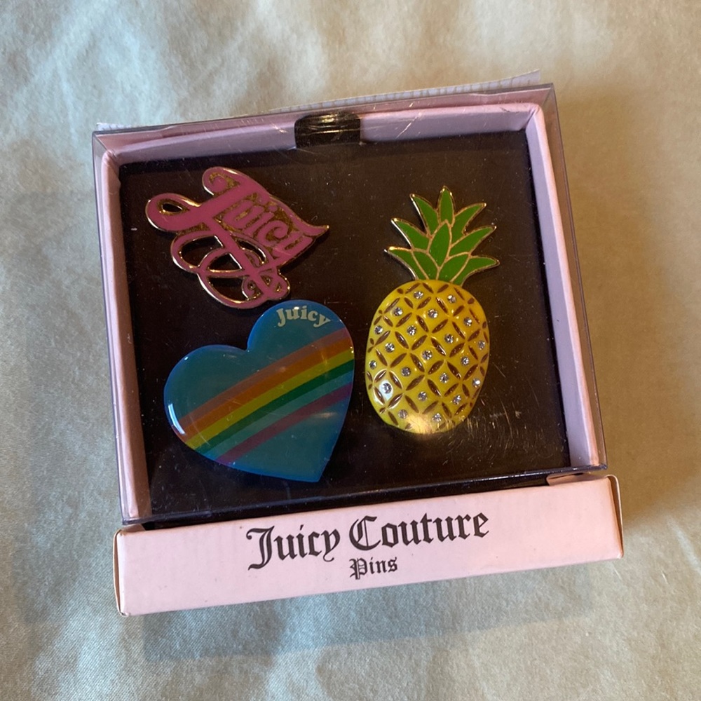 Juicy Couture Collectible Pin Set